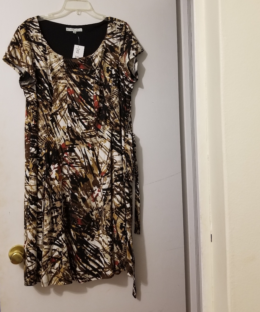 SIZE XXL FIT & FLARE DRESS